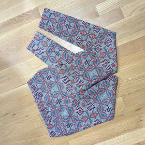 LuLaRoe Mosaic Patterned Leggings - OS